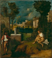 The Tempest, c.1508. Artist: Giorgione (1476-1510)