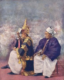 'Shan Chiefs watching the Durbar', 1903. Artist: Mortimer L Menpes.