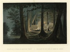 Overnight Camp on the Urak River on the Route to Okhotsk, 1856. Creator: Ivan Dem'ianovich Bulychev.