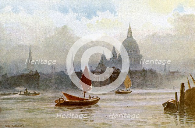 'The Thames', 1902-1903. Artist: Fred Burgess