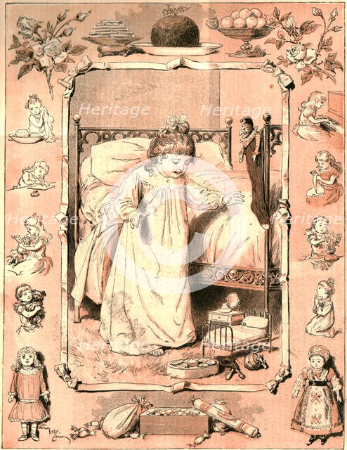 ''The Good Girl's Christmas', 1891. Creator: Adrien Marie.