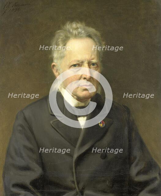 Portrait of Jan Heemskerk Azn (1818-1897), 1896. Creator: Jan Hendrik Neuman.