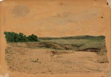 Landscape from Chuguev, 1867. Creator: Il'ya Repin.