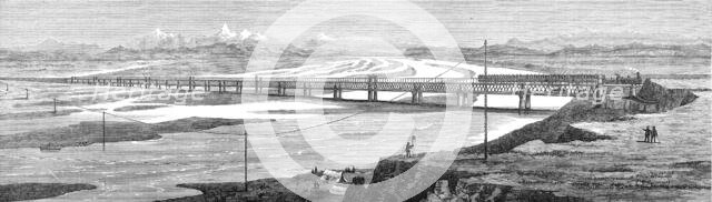 The Otago Great Northern Railway, New Zealand: Waitaki Railway Bridge, 1872. Creator: Unknown.