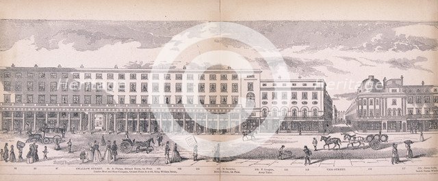 Panorama of London, 1849. Artist: George C Leighton