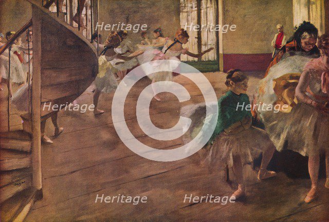 'La Repetition', 1877. Artist: Edgar Degas.