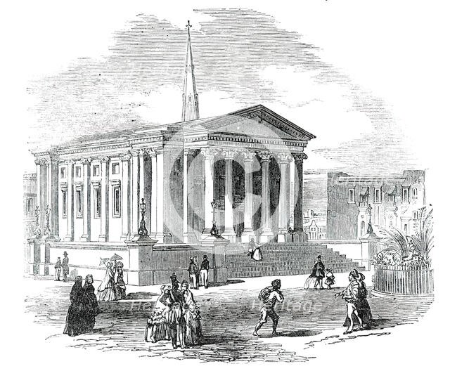 St. Paul's Church, Malta, Built at the Expense of the late Queen Dowager Adelaide, 1850. Creator: Unknown.