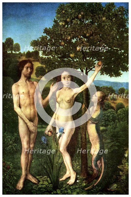 Original Sin: The Fall of Adam and Eve, c1467-1468 (1956). Artist: Unknown
