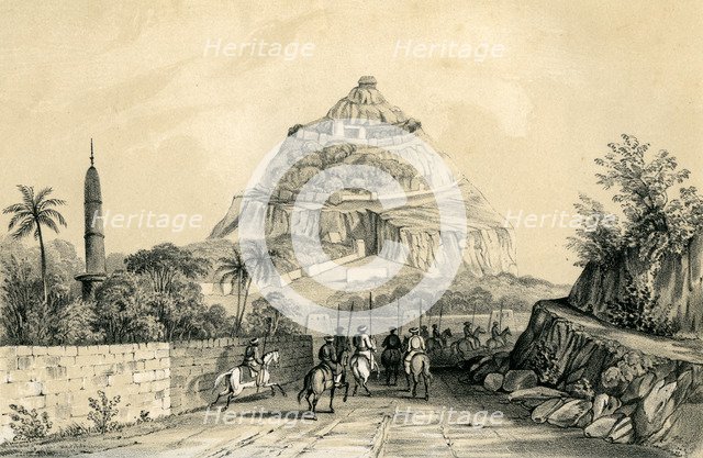 'Dowlatabad, India', 1847. Artist: Unknown