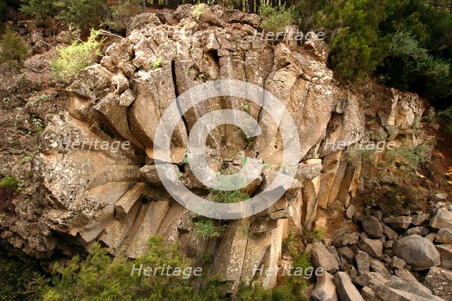 Rosa de Piedra (stone rose), rock formation, Tenerife, Canary Islands, 2007.