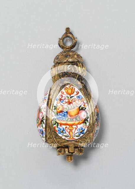 Pomander, Netherlands, c. 1625-c. 1675. Creator: Unknown.