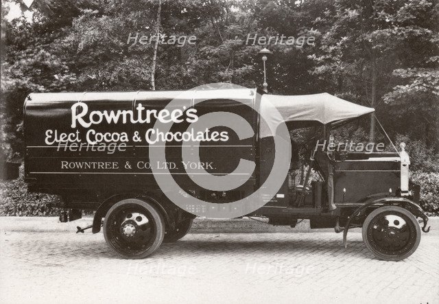 Thorneycroft van, 1919. Artist: Unknown