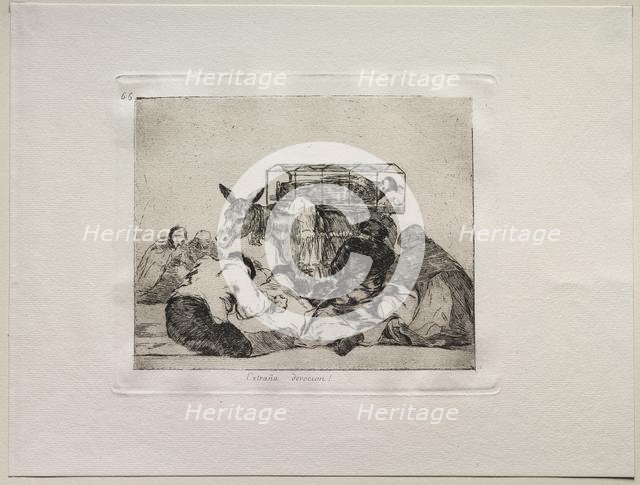 The Horrors of War: Strange Devotion!. Creator: Francisco de Goya (Spanish, 1746-1828).