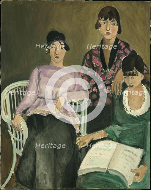 The Three Sisters, 1917. Creator: Matisse, Henri (1869-1954).