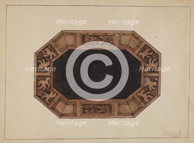 Top of Table, 1935/1942. Creator: Nicholas Gorid.