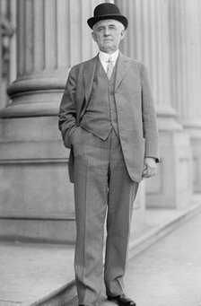 Newell Sanders, Senator From Tennessee - On Steps of Capitol, 1912. Creator: Harris & Ewing.
