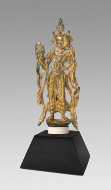 Bodhisattva in "Thrice Bent" Pose (Tribhanga), Sui or early Tang dynasty, early 7th century. Creator: Unknown.