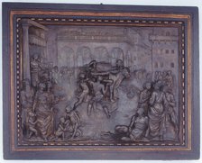 Phalaris and the Bull of Perillus, 1590/1600. Creator: Giovanni Battista Caccini.