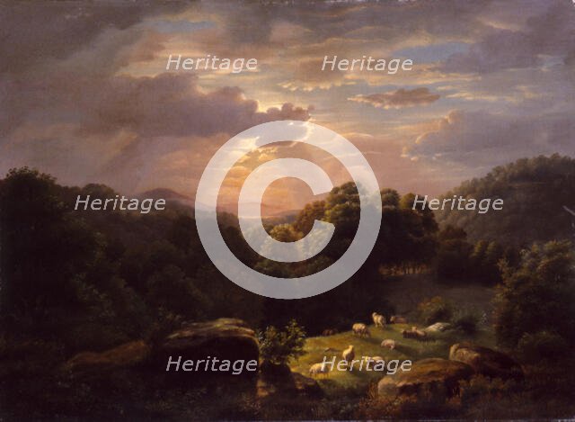 Landscape with Sheep, n.d. Creator: Robert Seldon Duncanson.