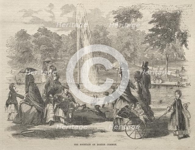 The Fountain at Boston Common, 1857. Creator: Winslow Homer (American, 1836-1910).