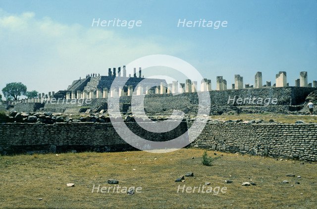 Tula, religious civic center of the Toltec culture founded around 900 BC. JC, under the name Toll…