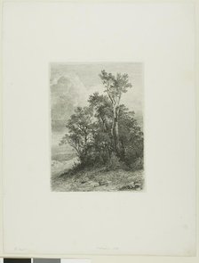 Alpine Landscape, 1861. Creator: Alexandre Calame.