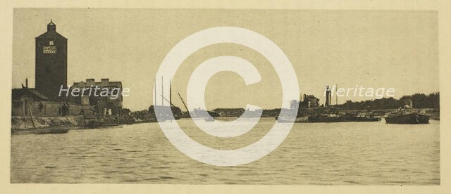 The North River, 1887. Creator: Peter Henry Emerson.