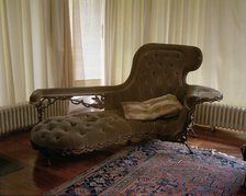 Chaise longue, designed by Antoni Gaudi.