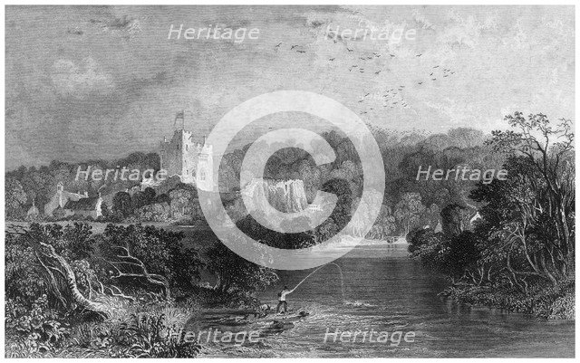 Bothal Castle, Northumberland, 19th century.  Creator: J Sands.