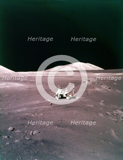 The Taurus-Littrow landing site, Apollo 17 mission, December 1972. Creator: NASA.