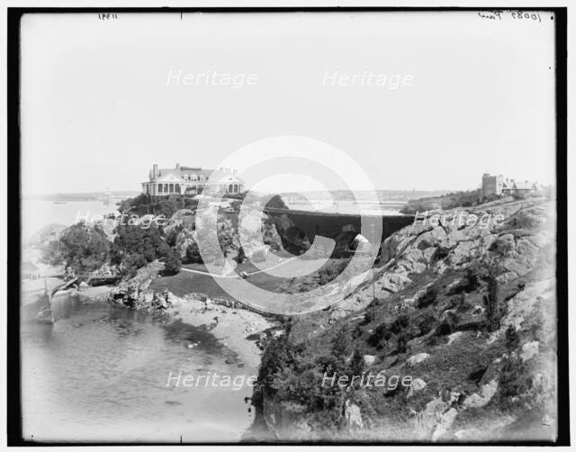 Newport, R.I., harbor from E.D. Morgan's cottage, c1899. Creator: Unknown.