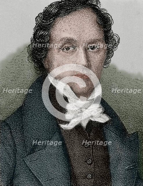 Casimir Delavigne (1793-1843), French poet and dramatist.  Creator: Unknown.
