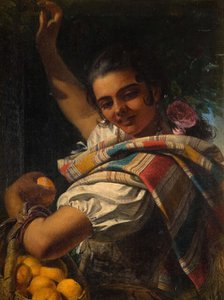 The Orange Girl, 1854. Creator: John Phillip.