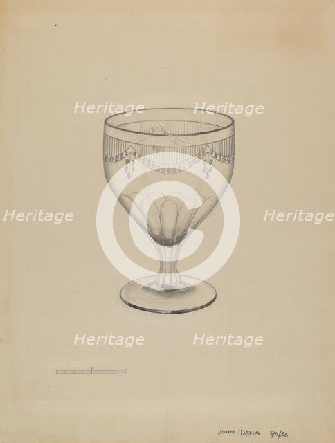 Glass, 1936. Creator: John Dana.