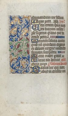 Book of Hours (Use of Rouen): fol. 56v, c. 1470. Creator: Master of the Geneva Latini (French, active Rouen, 1460-80).