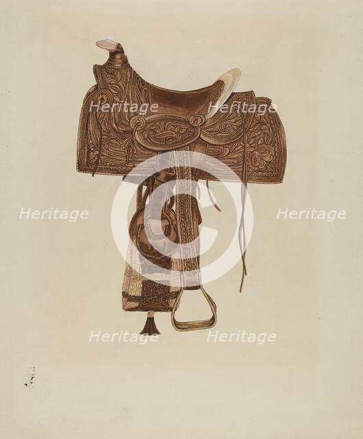 Saddle, 1935/1942. Creator: Gordena Jackson.
