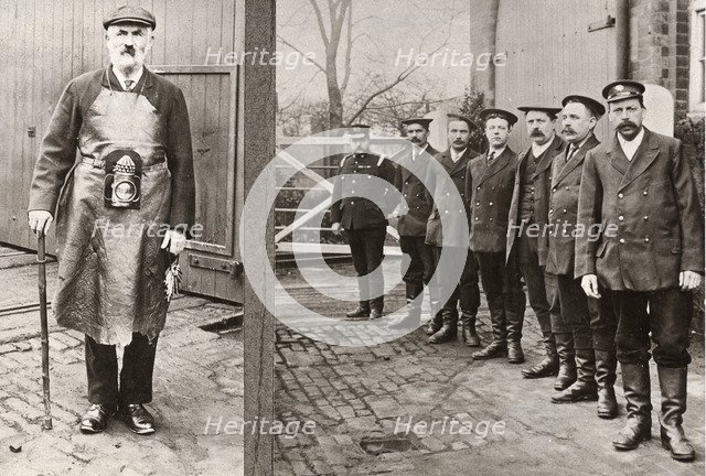 Patrol staff of the Rowntree Cocoa Work, York, Yorkshire, c1898-c1910. Artist: Unknown