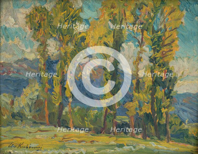 Landscape study, c1905. Creator: Alexander Kubinyi.