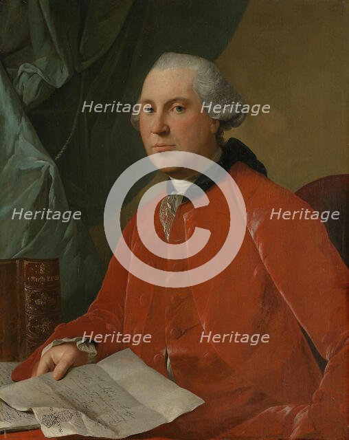 Portrait of Lauritz Christian Steen, 1766. Creator: Jens Juel.