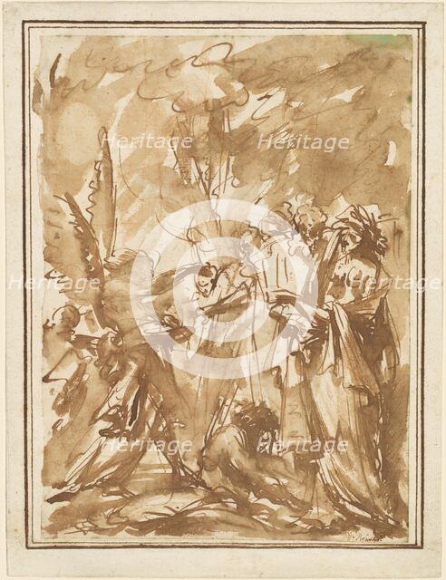 Scherzo with Antique Figures, 1744/1745. Creator: Giovanni Battista Piranesi.