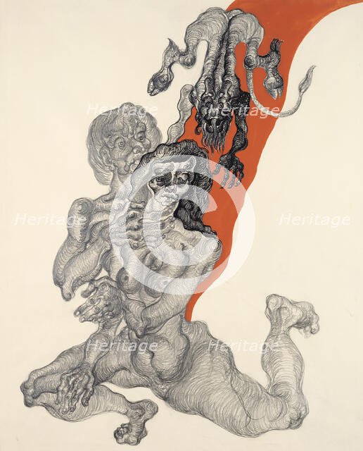 The attack, 1931. Creator: Lohse-Wächtler, Elfriede (1899-1940).