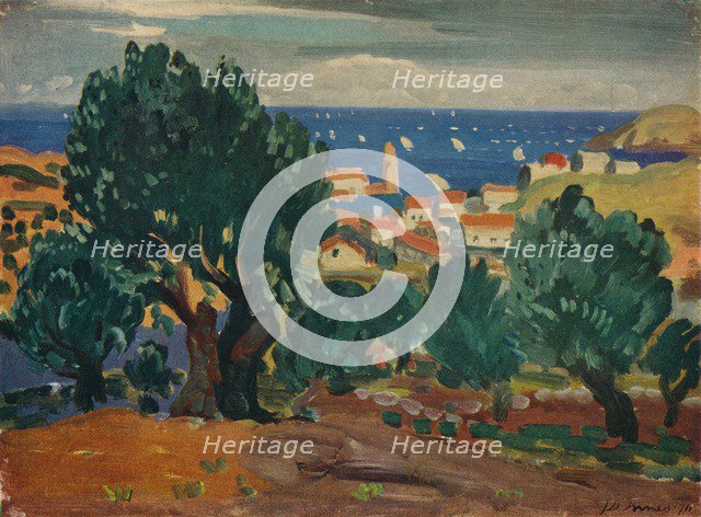 'Olives at Collioure', 1911. Artist: James Dickson Innes.