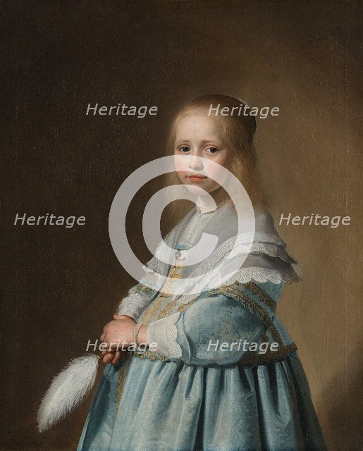 Portrait of a Girl in Blue, 1641. Artist: Verspronck, Johannes Cornelisz. (1600/3-1662)