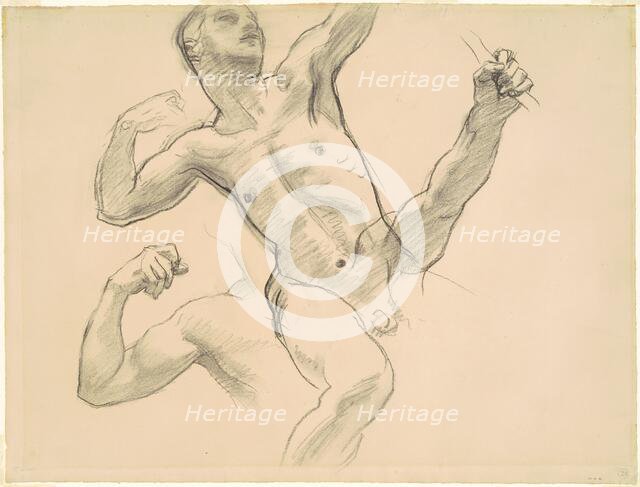 Studies of Achilles for "Chiron and Achilles", 1922-1925. Creator: John Singer Sargent.