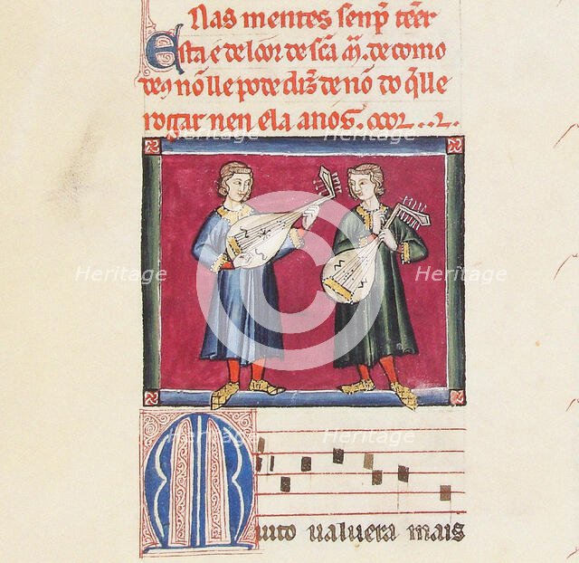 Illustration from the codex of the Cantigas de Santa Maria, c. 1280. Creator: Anonymous.