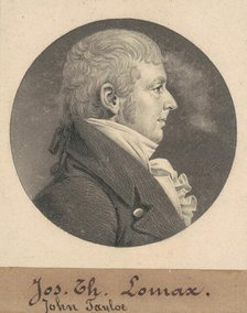 Landon Carter II, 1808. Creator: Charles Balthazar Julien Févret de Saint-Mémin.