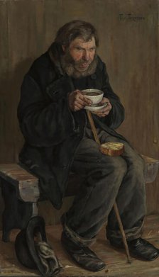 A Beggar, probably 1889. Creator: Thorvald Torgersen.