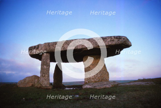 Lanyon Quoit, Cornwall, 20th century. Artist: CM Dixon.