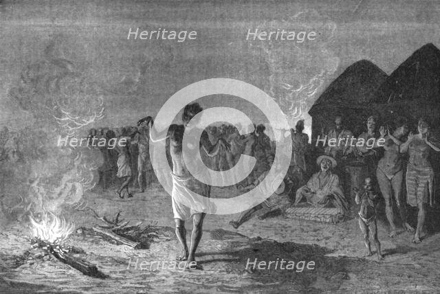 'Dances of the Malinke Tribe; Journey from the Senegal to the Niger', 1875. Creator: Unknown.