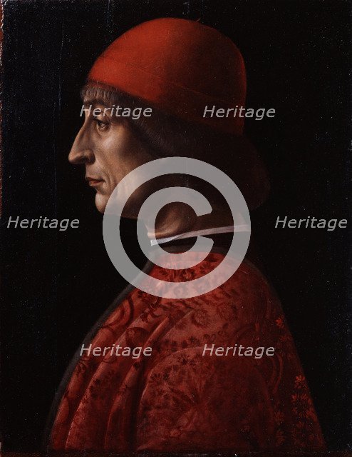 Portrait of Giovanni Francesco Brivio. Artist: Foppa, Vincenzo (active 1456-1516)